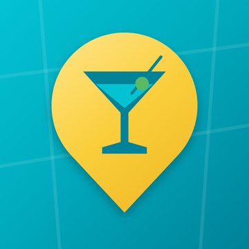 Map Happy Hour icon